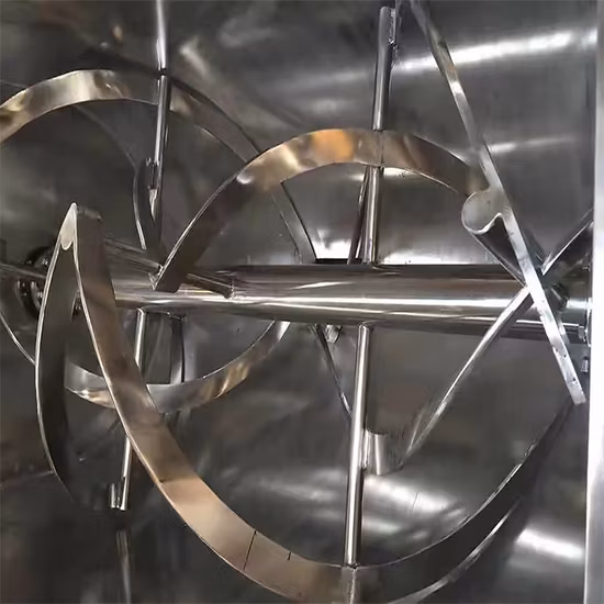 Mezclador de cinta/equipo de mezcla de licuadora de gránulos de polvo de acero inoxidable de gran capacidad